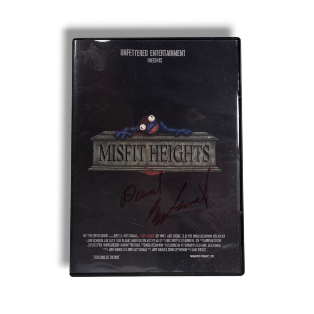 Misfit Heights RARE DVD Zombie Puppet Musical Daniel Grzeskowiak SIGNED Movie